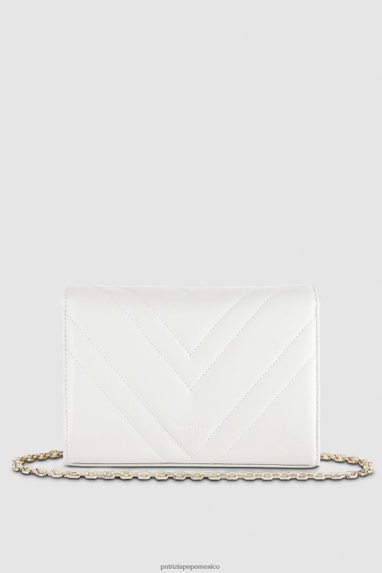 bolsas| mx Patrizia Pepe mujer elegante bolsa para moscas blanquecino 66024R817