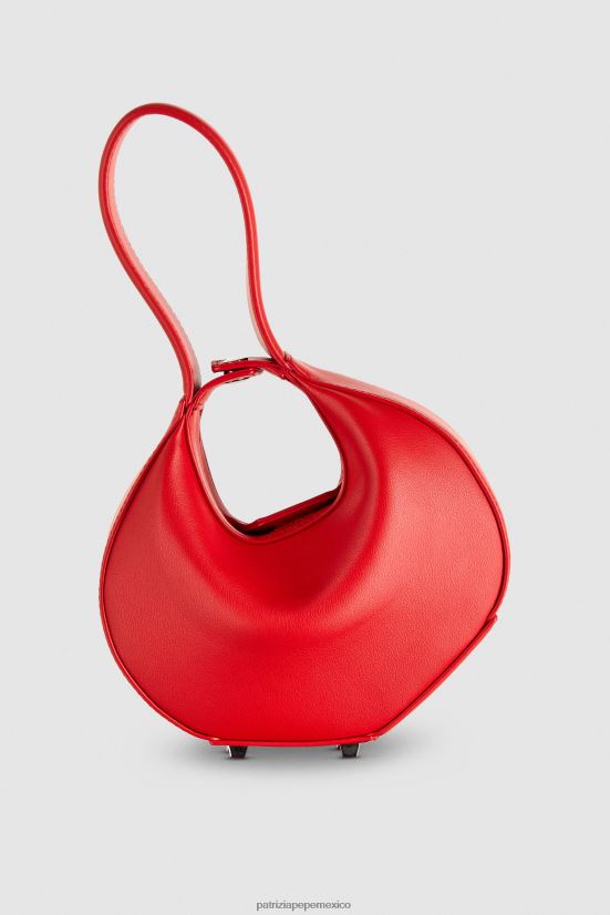 bolsas| mx Patrizia Pepe mujer bolso estilo hobo pequeño lápiz labial rojo 66024R769