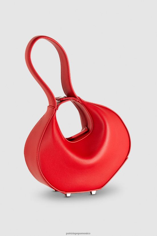 bolsas| mx Patrizia Pepe mujer bolso estilo hobo pequeño lápiz labial rojo 66024R769