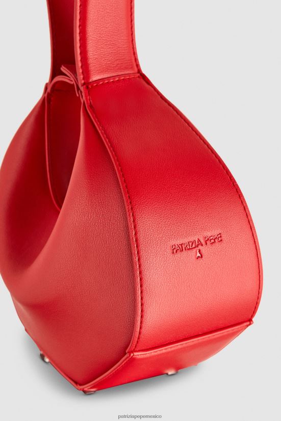 bolsas| mx Patrizia Pepe mujer bolso estilo hobo pequeño lápiz labial rojo 66024R769