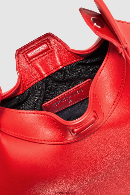 bolsas| mx Patrizia Pepe mujer bolso estilo hobo pequeño lápiz labial rojo 66024R769