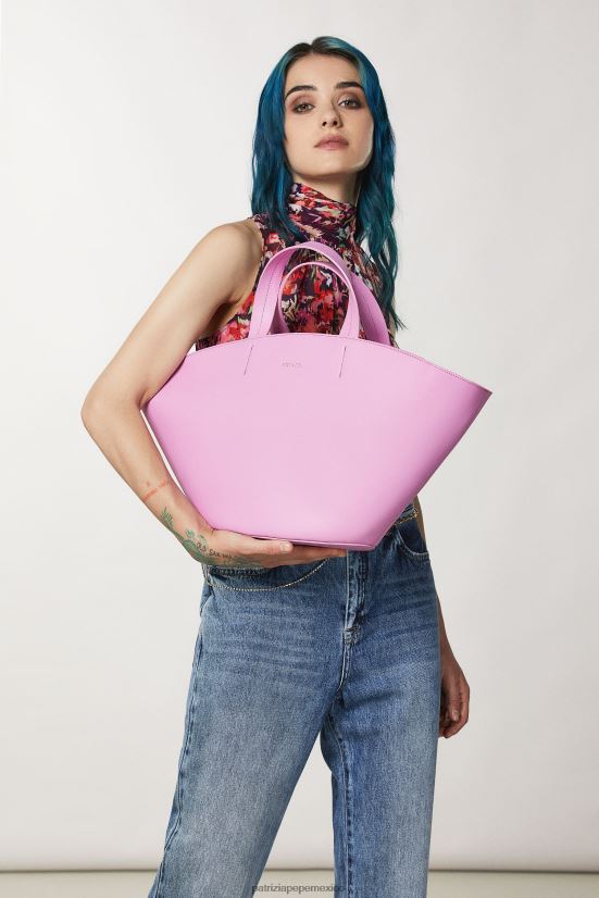 bolsas| mx Patrizia Pepe mujer comprador de cuero malva virtual 66024R774