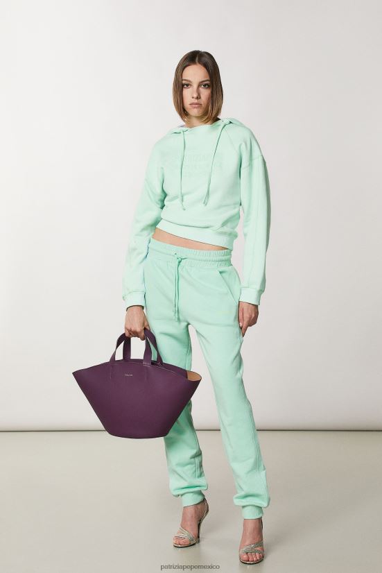 bolsas| mx Patrizia Pepe mujer comprador de cuero morado futurista 66024R775