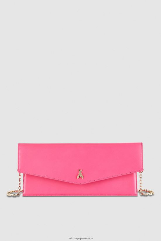 bolsas| mx Patrizia Pepe mujer bolso de mano de bebé mosca fucsia fresca 66024R812
