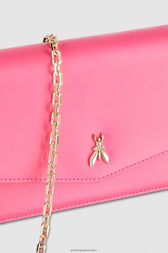 bolsas| mx Patrizia Pepe mujer bolso de mano de bebé mosca fucsia fresca 66024R812