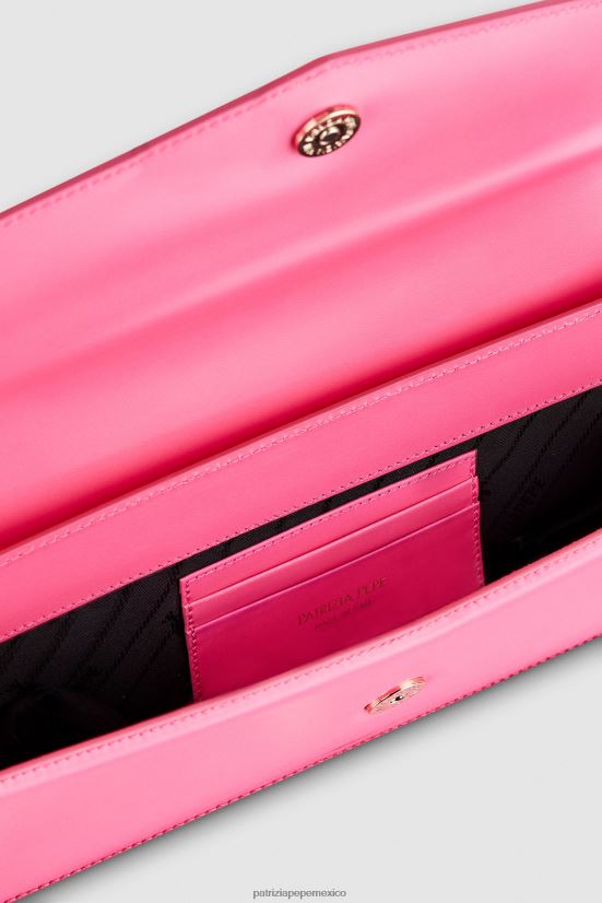 bolsas| mx Patrizia Pepe mujer bolso de mano de bebé mosca fucsia fresca 66024R812