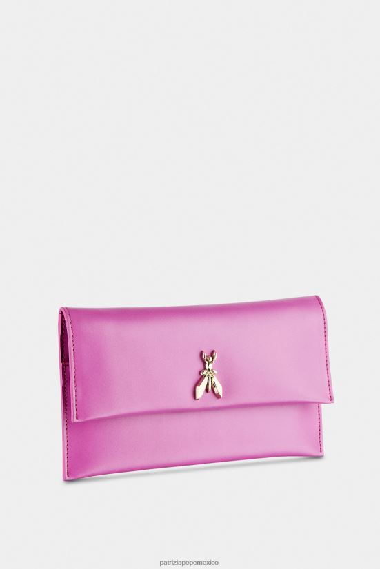 bolsas| mx Patrizia Pepe mujer bolso de mano orquídea morada 66024R811