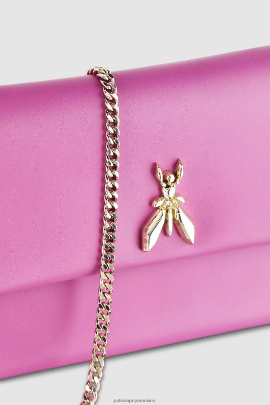 bolsas| mx Patrizia Pepe mujer bolso de mano orquídea morada 66024R811