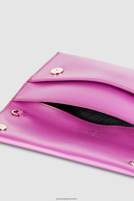 bolsas| mx Patrizia Pepe mujer bolso de mano orquídea morada 66024R811