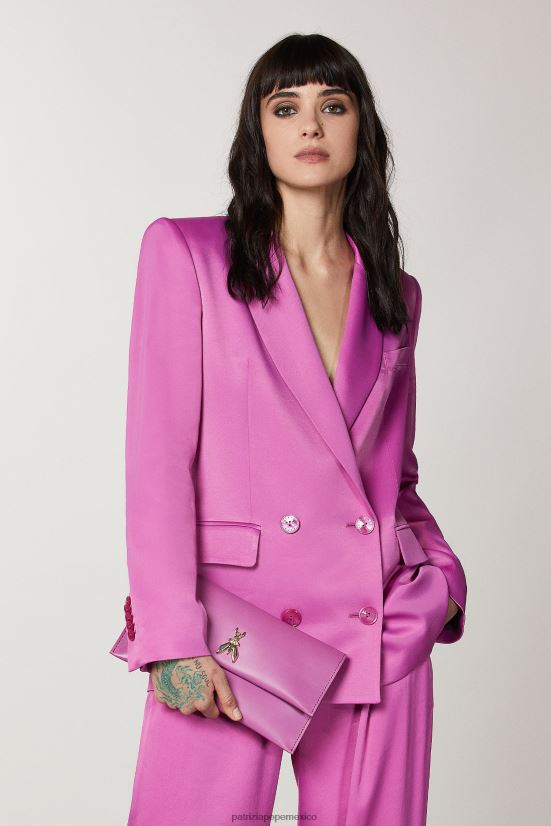 bolsas| mx Patrizia Pepe mujer bolso de mano orquídea morada 66024R811