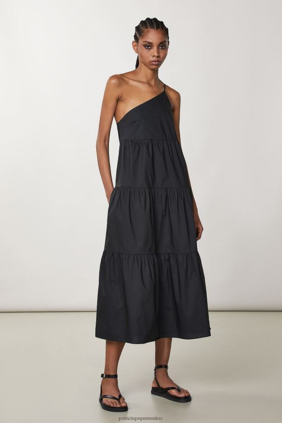 calzado mx Patrizia Pepe mujer chanclas con tira en el tobillo Nerón 66024R880