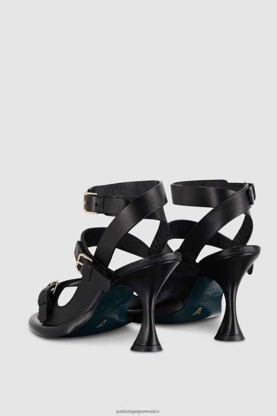 calzado mx Patrizia Pepe mujer sandalias con tacón de carrete Nerón 66024R882