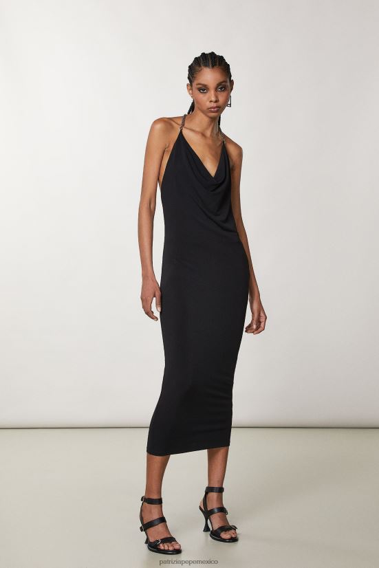 calzado mx Patrizia Pepe mujer sandalias con tacón de carrete Nerón 66024R882