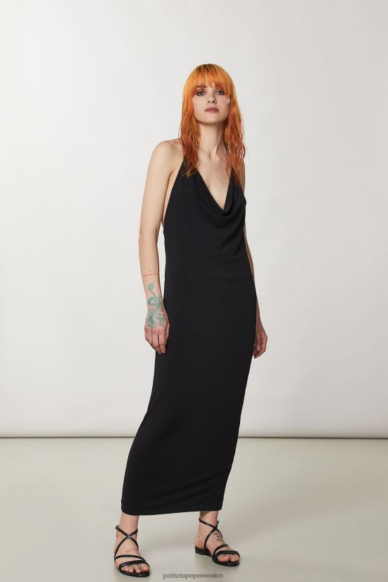 calzado mx Patrizia Pepe mujer sandalias de cuero esenciales Nerón 66024R827