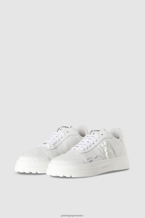 calzado mx Patrizia Pepe mujer zapatillas pepe blanquecino 66024R841