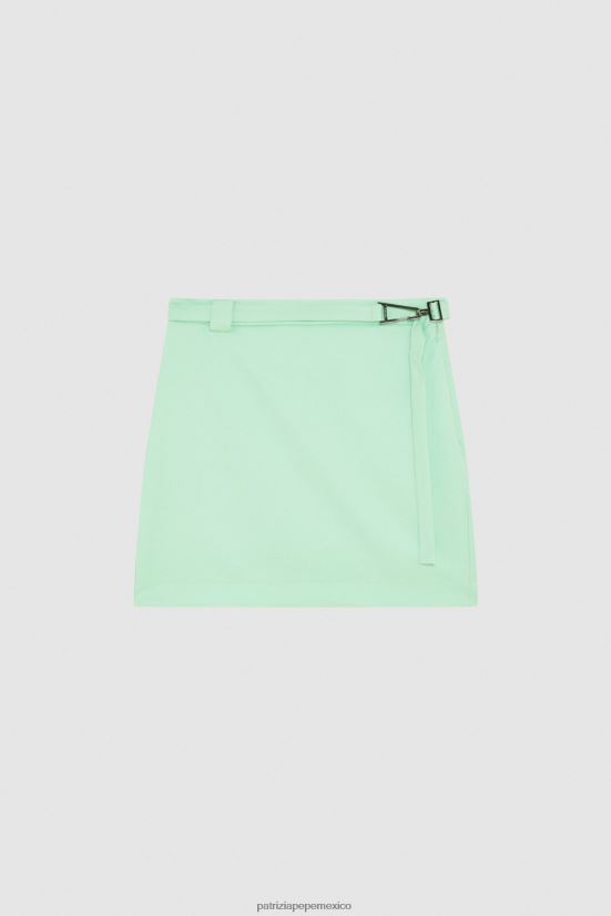 vestir mx Patrizia Pepe mujer minifalda de franela planeta verde 66024R174