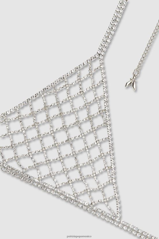 vestir mx Patrizia Pepe mujer bralette con joyas de strass cristal 66024R714