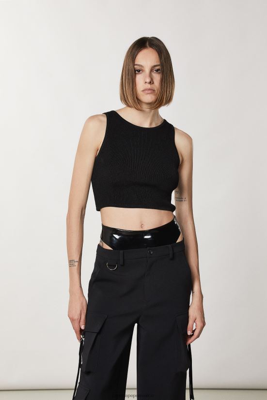 vestir mx Patrizia Pepe mujer calzoncillos de vinilo regulares Nerón 66024R43