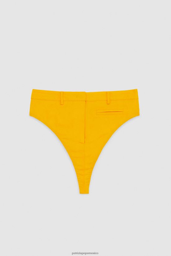 vestir mx Patrizia Pepe mujer resbalón de gran altura naranja jugosa 66024R217