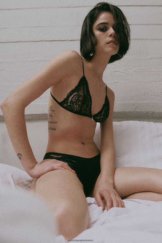 vestir mx Patrizia Pepe mujer sujetador de encaje Nerón 66024R593
