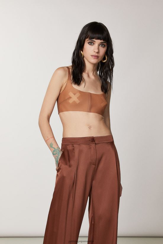 vestir mx Patrizia Pepe mujer sujetador delgado con conexión piel sensualidad 66024R496