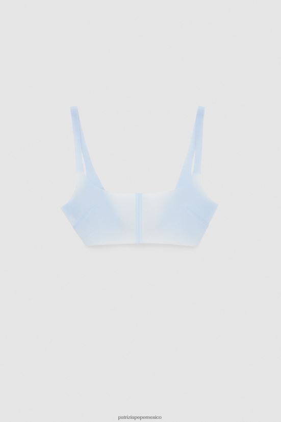 vestir mx Patrizia Pepe mujer sujetador delgado con conexión polvo del cielo 66024R554