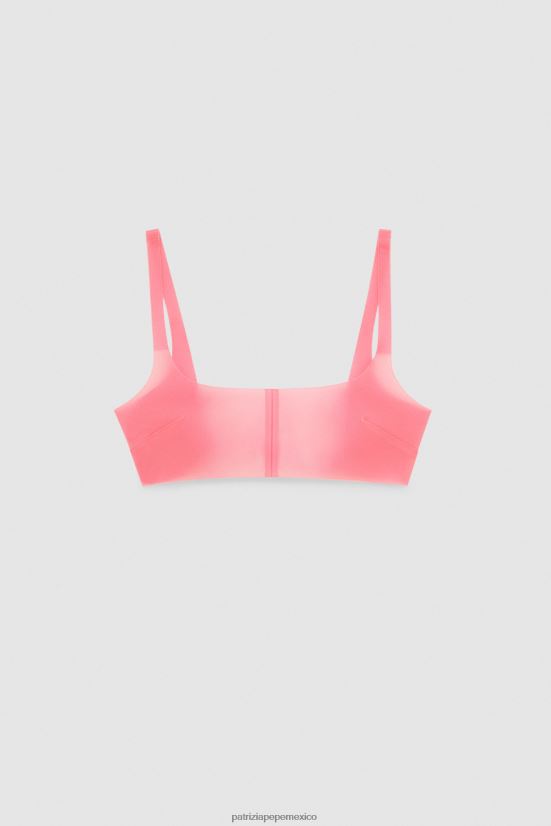 vestir mx Patrizia Pepe mujer sujetador delgado con conexión rosa cereza 66024R553