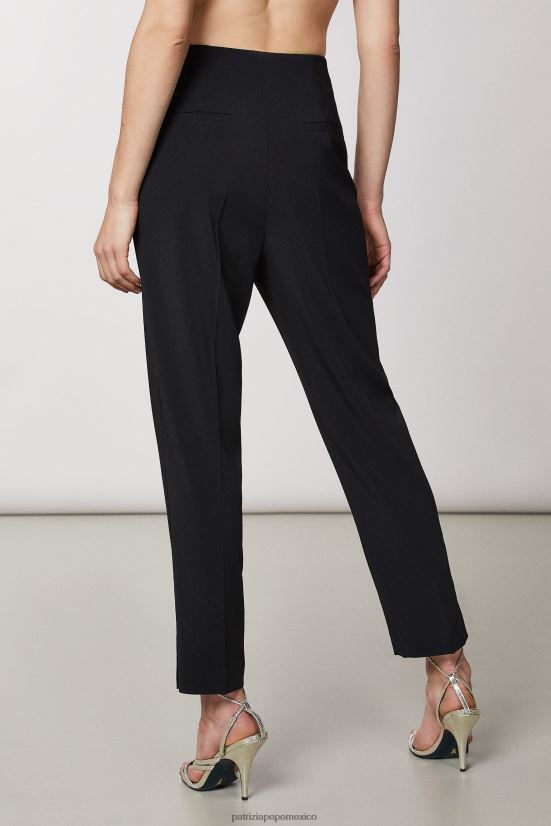 vestir mx Patrizia Pepe mujer pantalones pitillo esenciales Nerón 66024R545