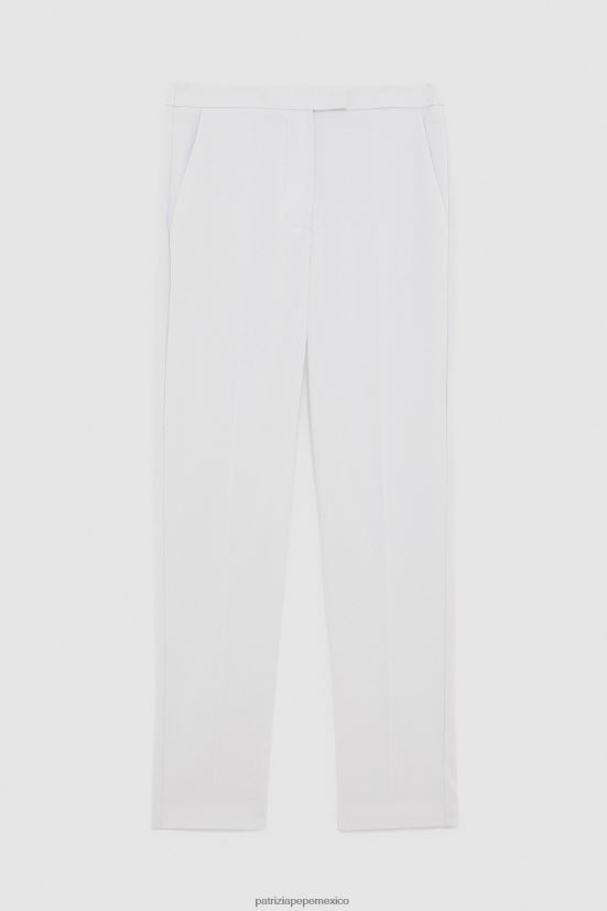 vestir mx Patrizia Pepe mujer pantalones pitillo esenciales gris mineral 66024R65