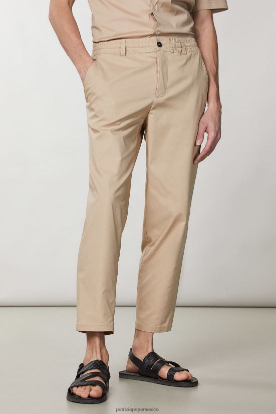 vestir mx Patrizia Pepe hombres corredores curry beige 66024R1032