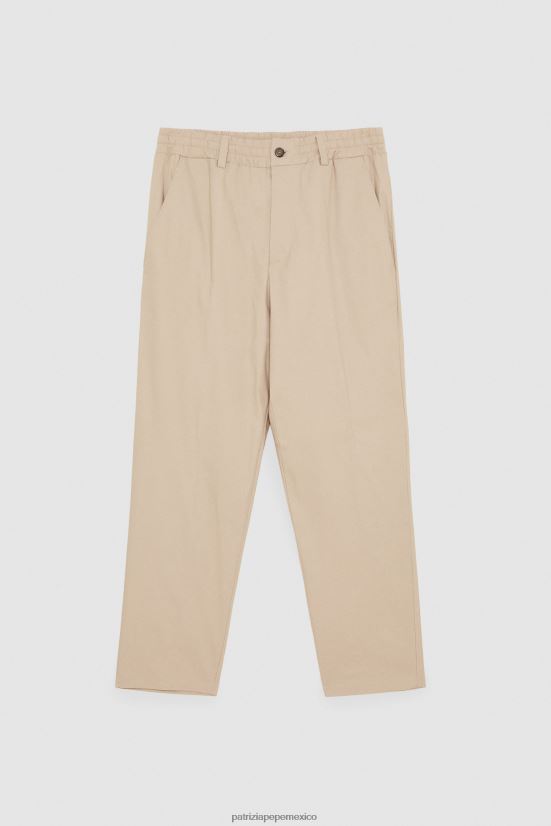 vestir mx Patrizia Pepe hombres corredores curry beige 66024R1032