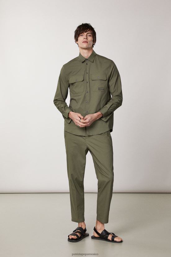 vestir mx Patrizia Pepe hombres corredores oliva capuleto 66024R1030