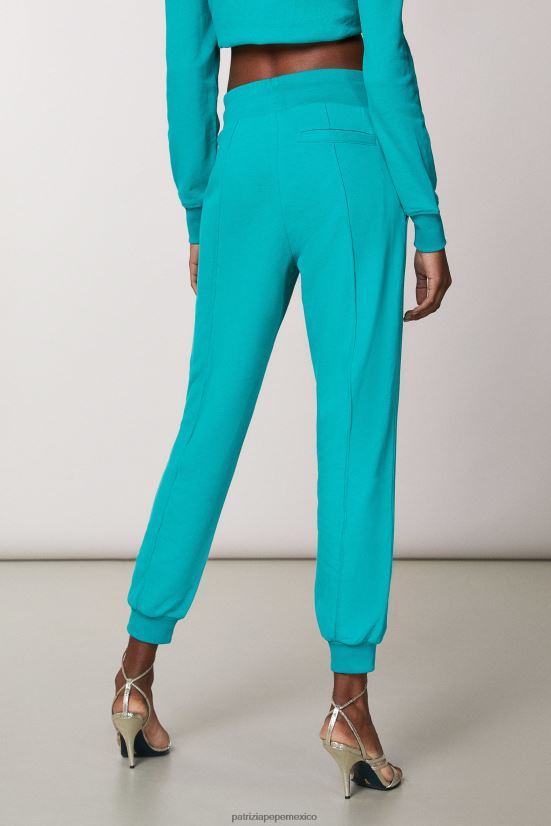 vestir mx Patrizia Pepe mujer pantalones polares esenciales ilusión verde 66024R403