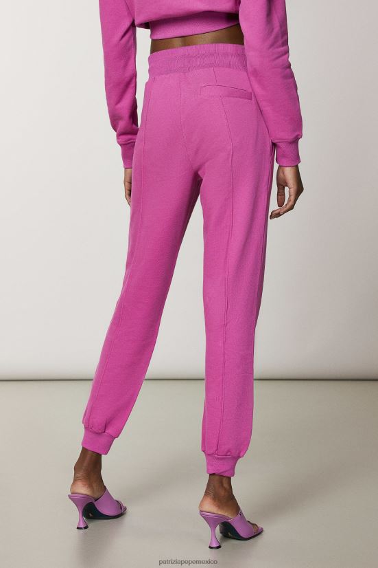 vestir mx Patrizia Pepe mujer pantalones polares esenciales orquídea morada 66024R536