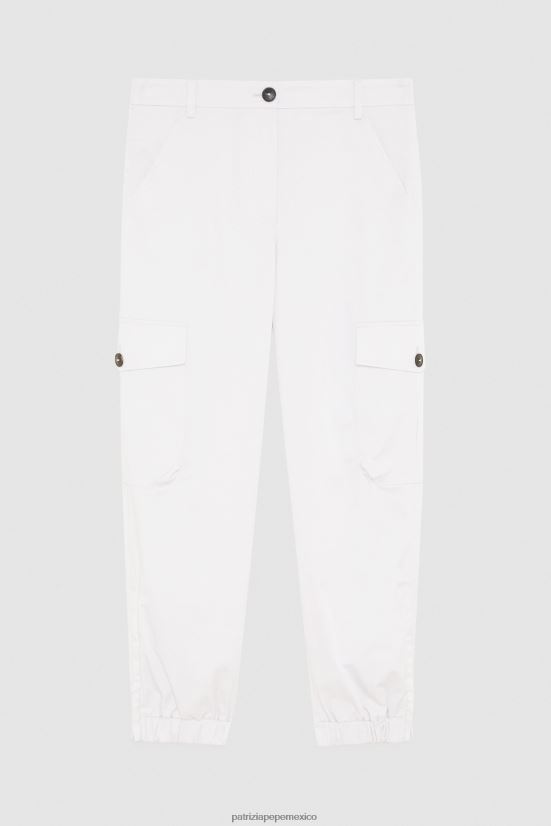 vestir mx Patrizia Pepe mujer pantalones tipo cargo gris lila 66024R383