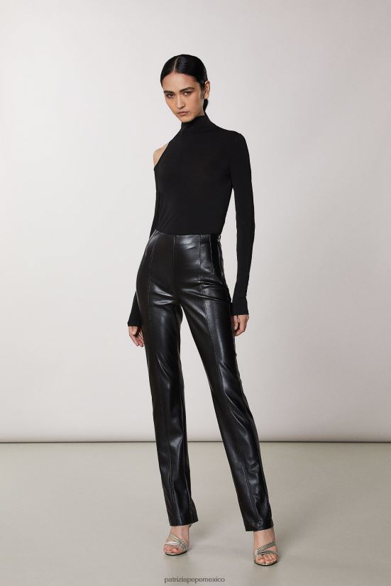 vestir mx Patrizia Pepe mujer pantalones slim esenciales Nerón 66024R442