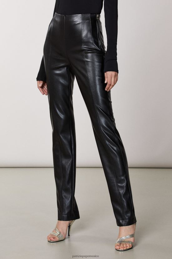 vestir mx Patrizia Pepe mujer pantalones slim esenciales Nerón 66024R442