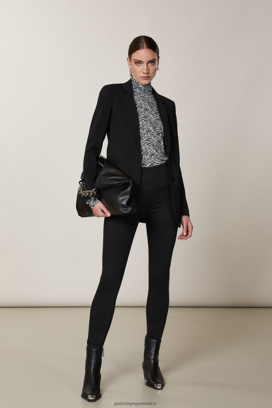 vestir mx Patrizia Pepe mujer jeggings Nerón 66024R581