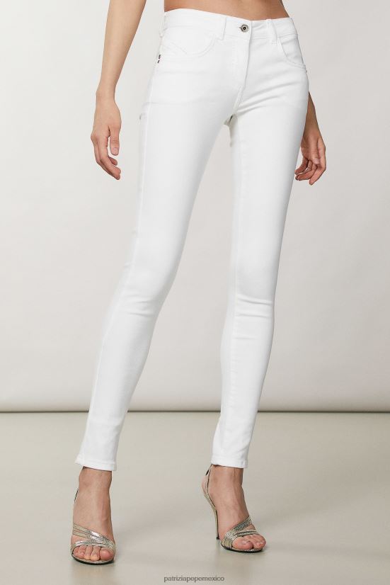 vestir mx Patrizia Pepe mujer jeggings blanco 66024R375