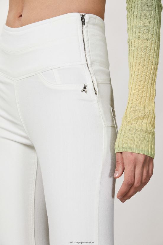 vestir mx Patrizia Pepe mujer jeggings blanco 66024R580