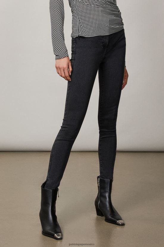 vestir mx Patrizia Pepe mujer jeggings lavado negro profundo 66024R597