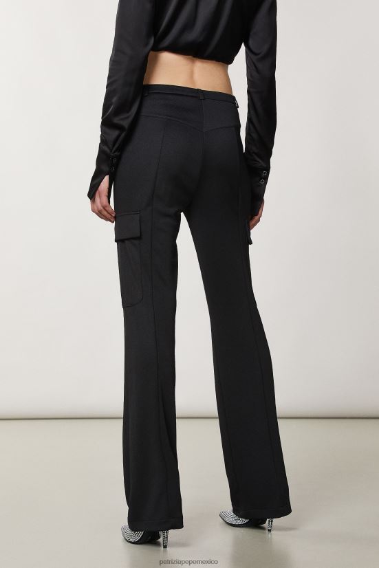 vestir mx Patrizia Pepe mujer pantalones de punto técnico Nerón 66024R182