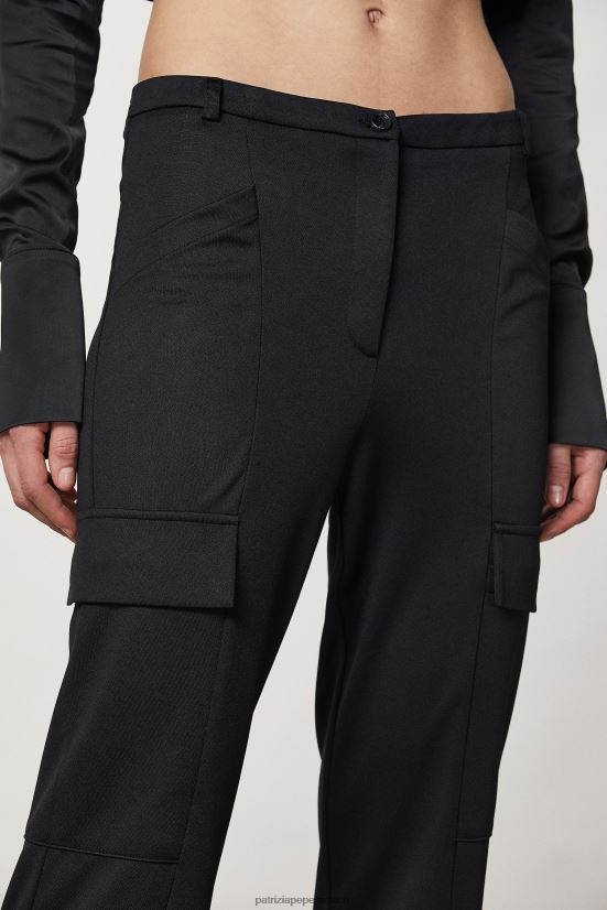 vestir mx Patrizia Pepe mujer pantalones de punto técnico Nerón 66024R182