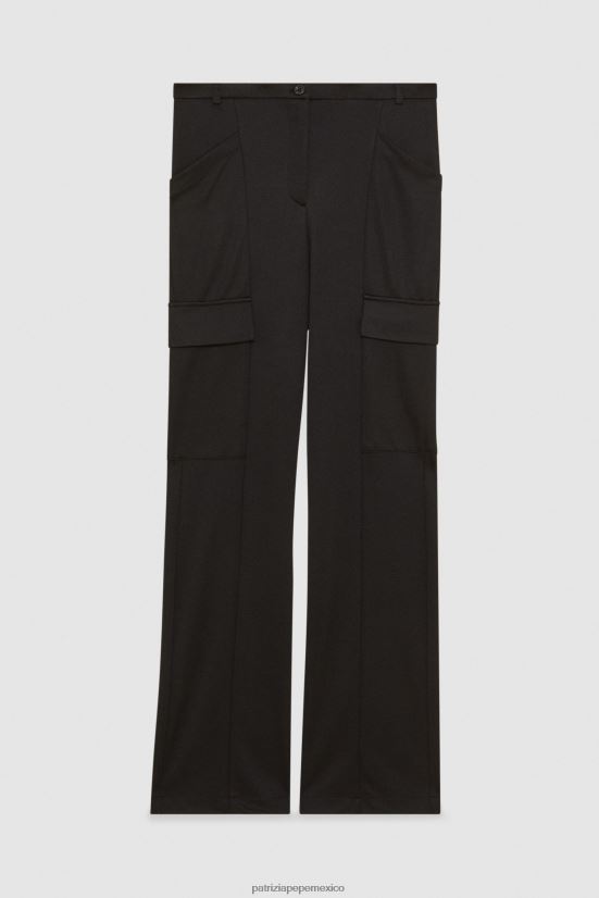 vestir mx Patrizia Pepe mujer pantalones de punto técnico Nerón 66024R182