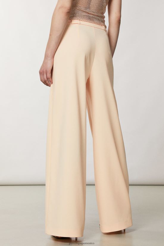 vestir mx Patrizia Pepe mujer pantalones palazzo esenciales rubor astral 66024R83