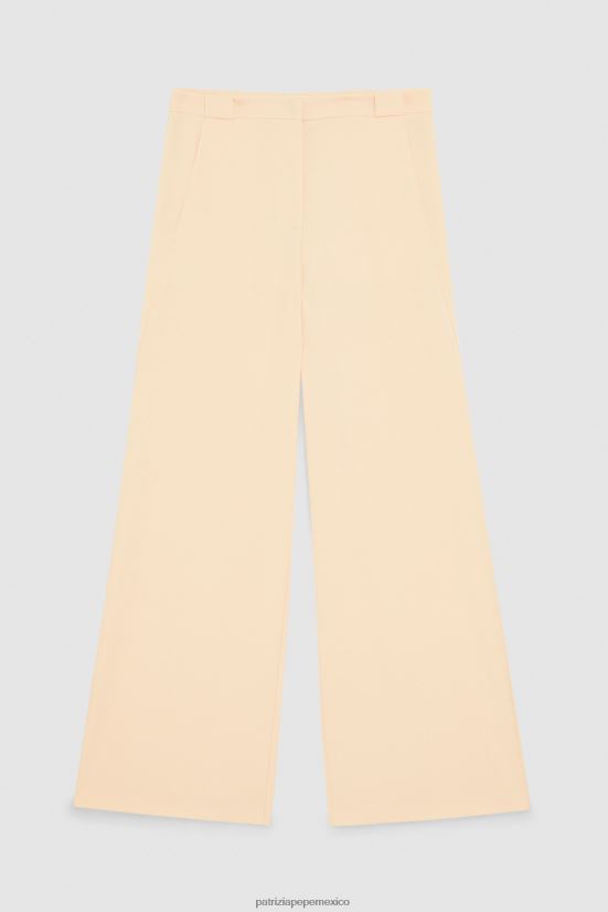 vestir mx Patrizia Pepe mujer pantalones palazzo esenciales rubor astral 66024R83