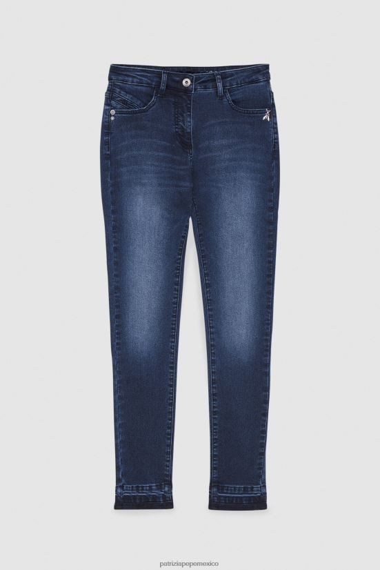 vestir mx Patrizia Pepe mujer jeans ajustados cintura regular azul lavado 66024R598