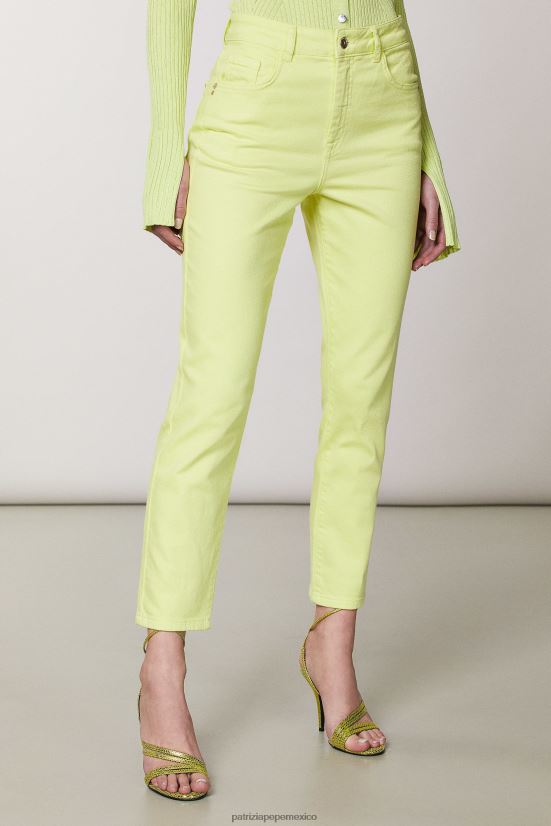 vestir mx Patrizia Pepe mujer pantalones de cintura alta lima soleada 66024R697