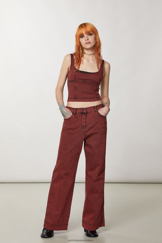 vestir mx Patrizia Pepe mujer pantalones de mezclilla suaves lavado negro marciano 66024R98