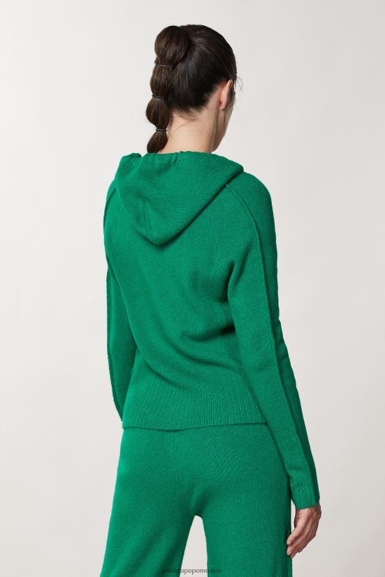 vestir mx Patrizia Pepe mujer Sudadera verde vibrante 66024R702
